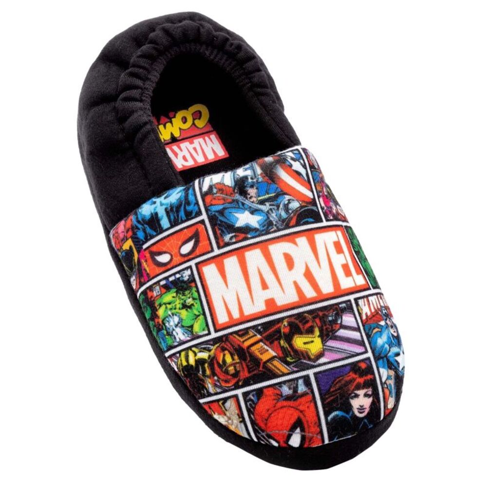 Marvel Avengers Boys Slippers / Black